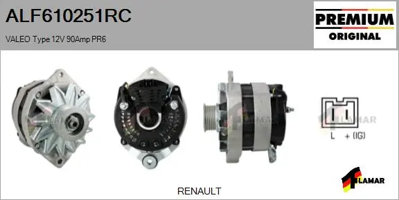 Alternator (ALF610251RC)