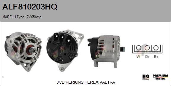 Alternator (ALF810203HQ)