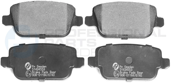 Brake Pad Set, disc brake (51434553)