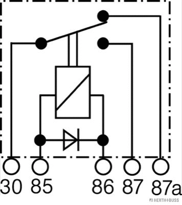 Relay, main current