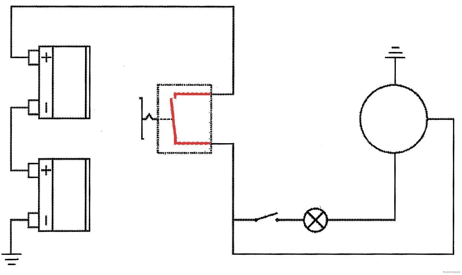 Main Switch, battery (70465020)