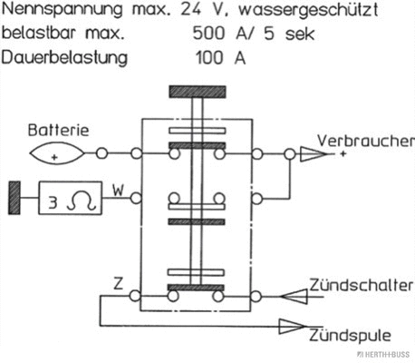 Main Switch, battery (70465030)