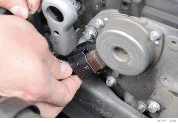 Connecting Cable, camshaft adjuster actuating solenoid