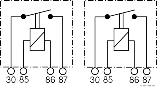 Relay, main current