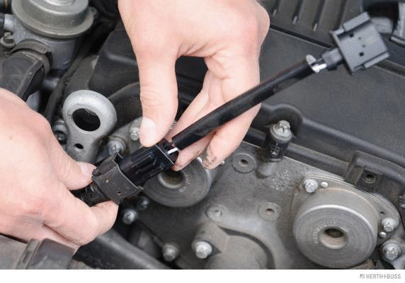 Connecting Cable, camshaft adjuster actuating solenoid