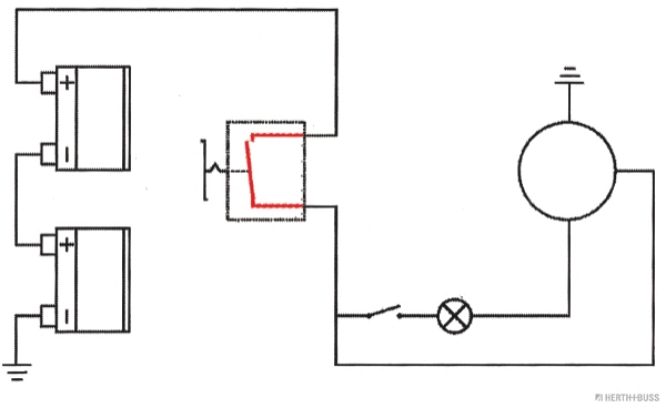 Main Switch, battery