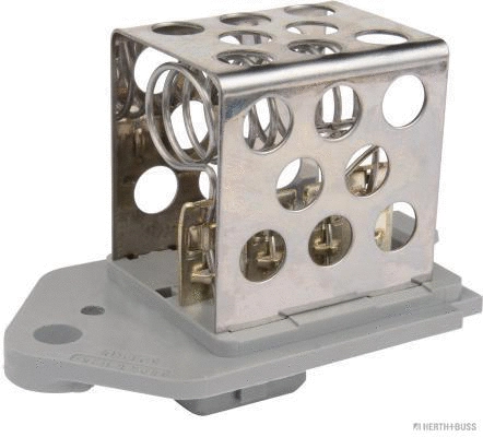 Series resistor, electric motor (radiator fan)