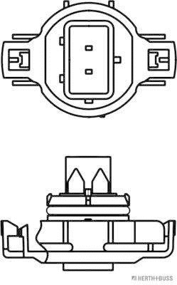 Bulb, rear fog light
