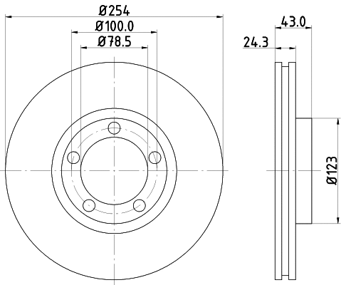 Brake Kit, disc brake (MDK0050)