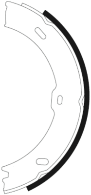 Brake Shoe Set, parking brake (MFR585)