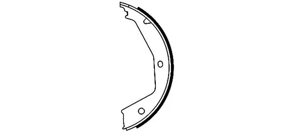 Brake Shoe Set, parking brake (MFR504)