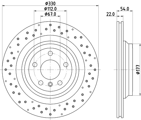 Brake Disc (MDC2671)