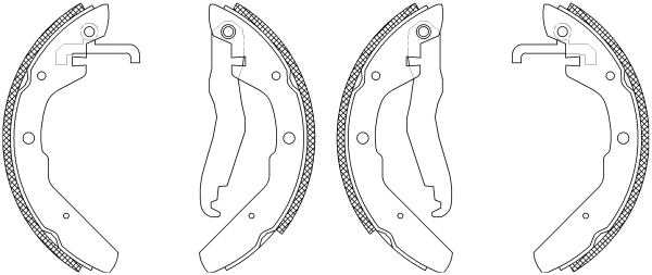 Brake Shoe Set (MSK274)