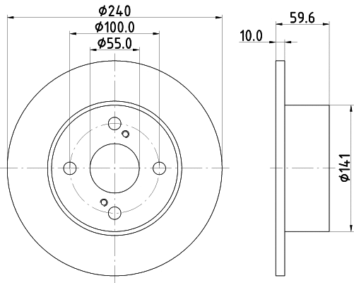 Brake Disc (MDC1737)