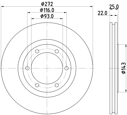 Brake Disc (MDC2324)