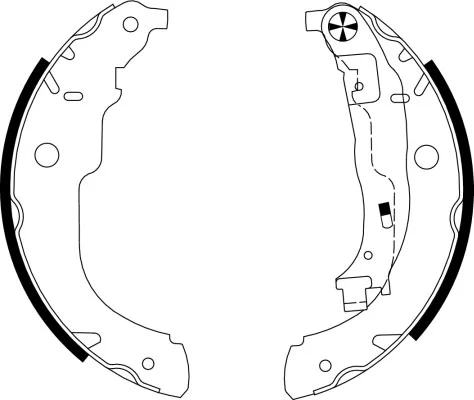 Brake Shoe Set (MFR576)