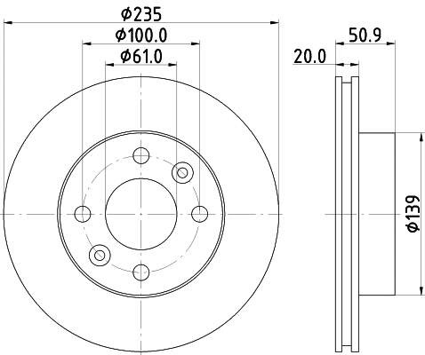 Brake Disc (MDC2325)