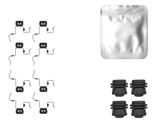 Accessory Kit, disc brake pad (MBA0156)