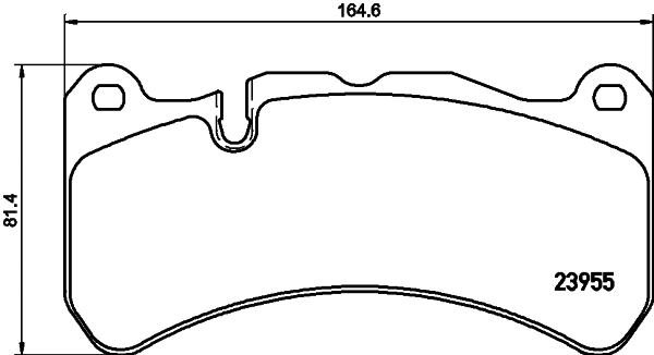 Brake Pad Set, disc brake (MDB3115)