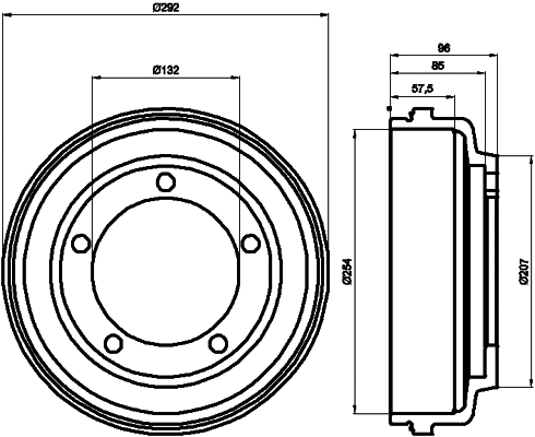 Brake Drum (MBD058)