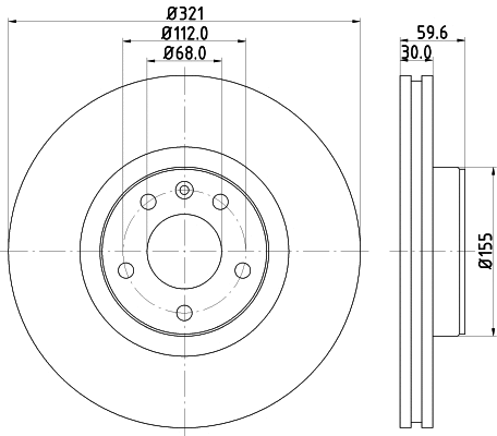 Brake Disc (MDC1743)