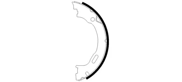 Brake Shoe Set, parking brake (MFR541)