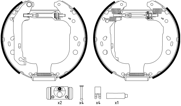 Brake Shoe Set (MSP287)