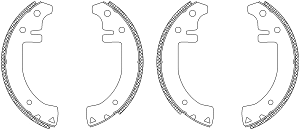 Brake Shoe Set (MSK037)