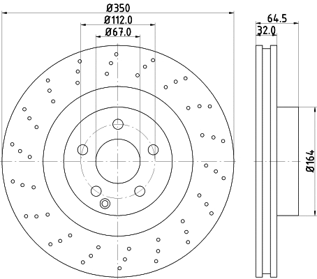 Brake Disc (MDC1915)