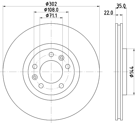 Brake Disc (MDC2187)