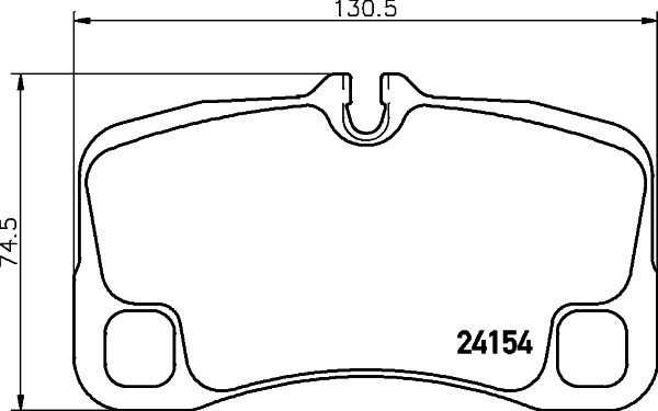 Brake Pad Set, disc brake (MDB2937)