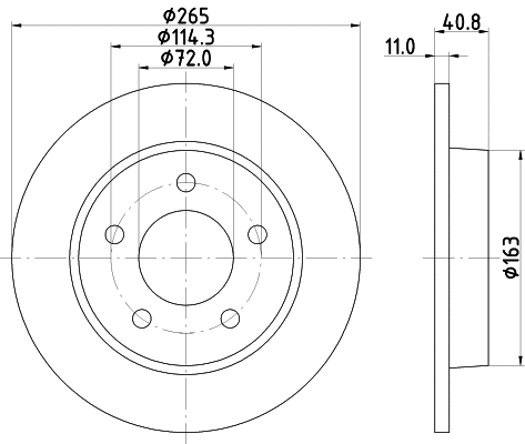 Brake Disc (MDC1908)