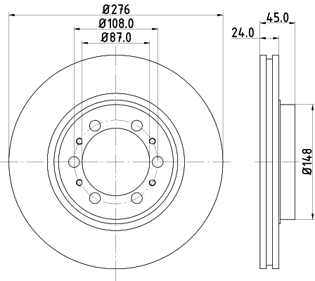 Brake Disc (MDC1473)