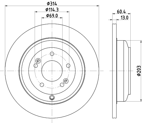 Brake Disc (MDC2659)