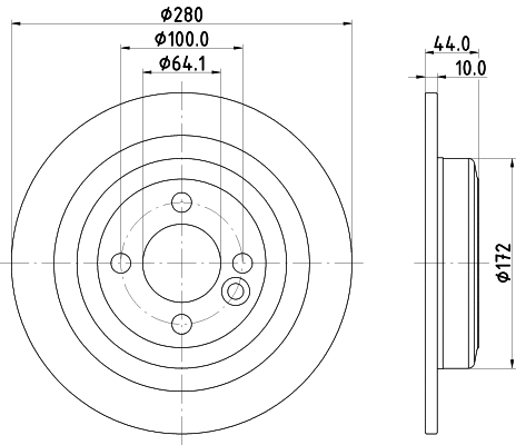 Brake Disc (MDC2709)