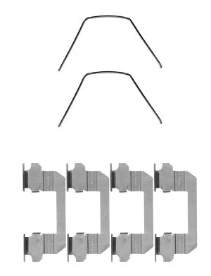 Accessory Kit, disc brake pad (MBA1789)