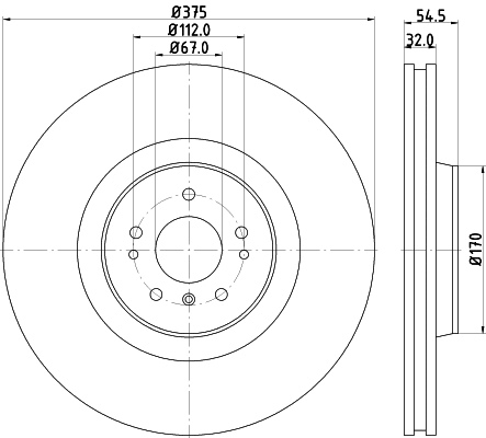 Brake Disc (MDC1917)