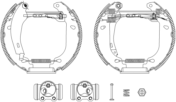 Brake Shoe Set (MSP053)