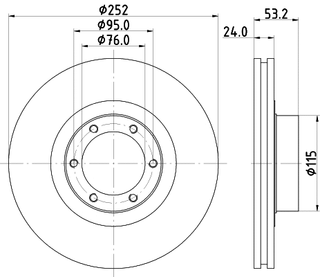Brake Disc (MDC222)