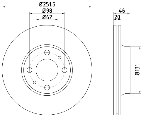 Brake Disc (MDC816)