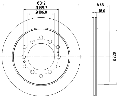 Brake Disc (MDC1406)