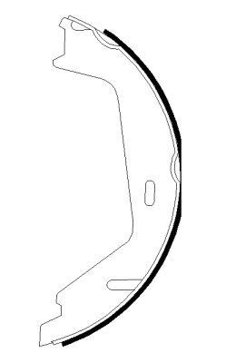 Brake Shoe Set, parking brake (MFR728)