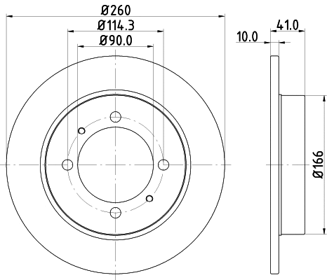 Brake Kit, disc brake (MDK0120)