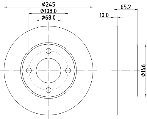 Brake Disc (MDC1122)