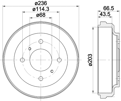 Brake Drum (MBD306)
