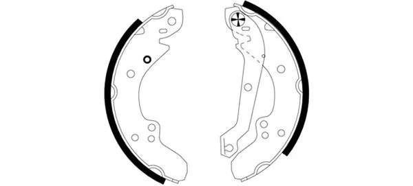 Brake Shoe Set (MGR62)