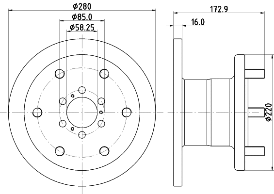 Brake Disc (MDC837)
