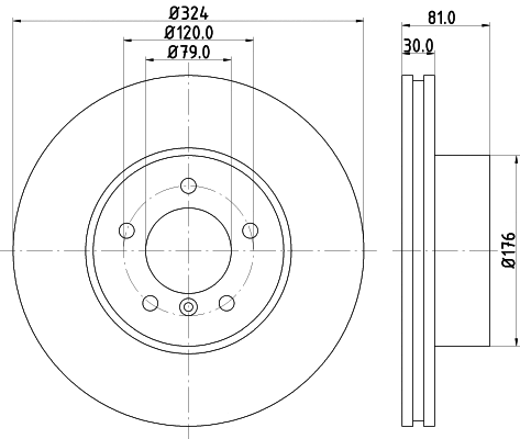 Brake Disc (MDC1795)