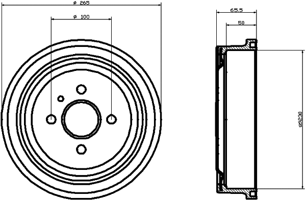 Brake Drum (MBD048)