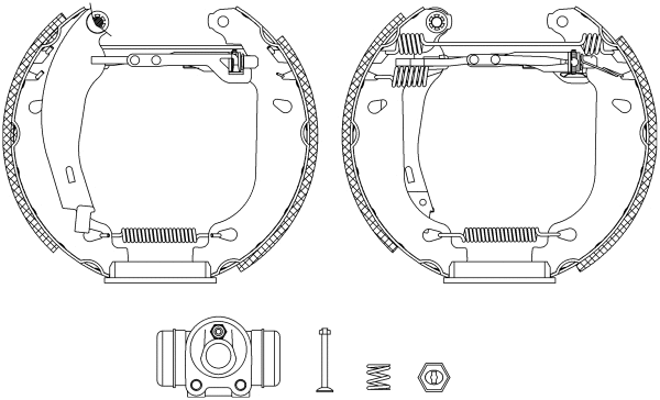 Brake Shoe Set (MSP216)